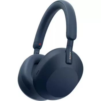 Sony WH-1000XM5 auriculares con cancelación de ruido, inalámbricos, 30 horas de autonomía, auriculares Bluetooth de diadema, optimizados para Alexa y Google Assistant, IOS y Android con micrófono integrado, en Midnight Blue