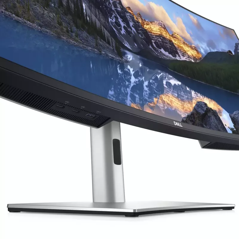 DELL UltraSharp U3824DW monitor de ordenador 95,2 cm (37,5 inch) 3840 x 1600 píxeles Wide Quad HD+ LCD negro, plateado