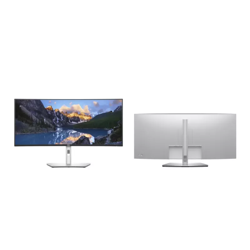 DELL UltraSharp U3824DW monitor de ordenador 95,2 cm (37,5 inch) 3840 x 1600 píxeles Wide Quad HD+ LCD negro, plateado