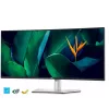 DELL UltraSharp U3824DW monitor de ordenador 95,2 cm (37,5 inch) 3840 x 1600 píxeles Wide Quad HD+ LCD negro, plateado