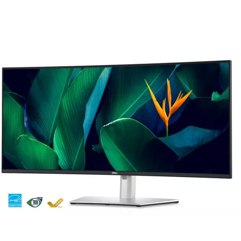 DELL UltraSharp U3824DW monitor de ordenador 95,2 cm (37,5 inch) 3840 x 1600 píxeles Wide Quad HD+ LCD negro, plateado