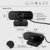 HP 430 FHD Webcam, 2 MP, 1920 x 1080 píxeles, Full HD, 60 fps, 85°, Hogar