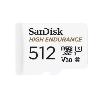 Tarjeta MicroSDXC SANDISK 512 GB Class 10, 100 MB/s lectura, 40 MB/s escritura, blanca (SDSQQNR-512G-GN6IA)