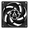 Ventilador de 80 mm Arctic P8 Max High-Performance PWM, 80 mm de diámetro, negro, 67,96 m³/h flujo de aire, 0,6 Sone