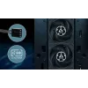 Ventilador de 80 mm Arctic P8 Max High-Performance PWM, 80 mm de diámetro, negro, 67,96 m³/h flujo de aire, 0,6 Sone