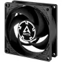 Ventilador de 80 mm Arctic P8 Max High-Performance PWM, 80 mm de diámetro, negro, 67,96 m³/h flujo de aire, 0,6 Sone