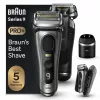Braun Series 9 Pro+ 9575cc Afeitadora en húmedo y en seco Afeitadora de láminas Recortadora Metallic