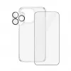 PanzerGlass ® Pack 3 en 1 iPhone 15 Pro Max, Apple, Apple - iPhone 15 Pro Max, Aplicación en seco, Antigolpes, Transparente, 1 unidad