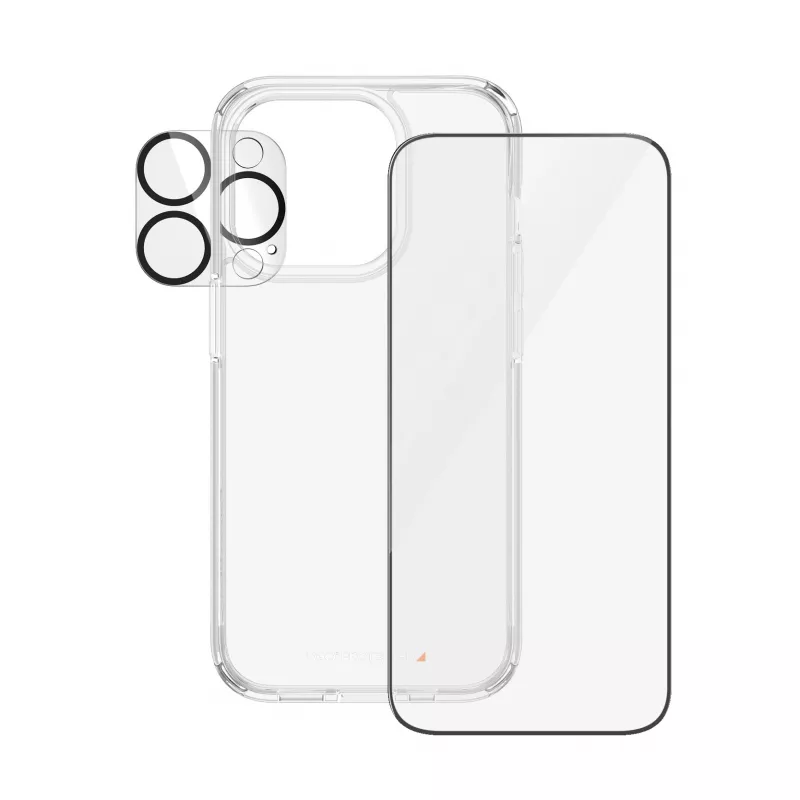 PanzerGlass Pack 3 en 1 iPhone 15 Pro Cristal Templado Transparente