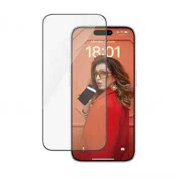 PanzerGlass ® Protector de pantalla iPhone 15 Pro | Ultra-Wide Fit con EasyAligner