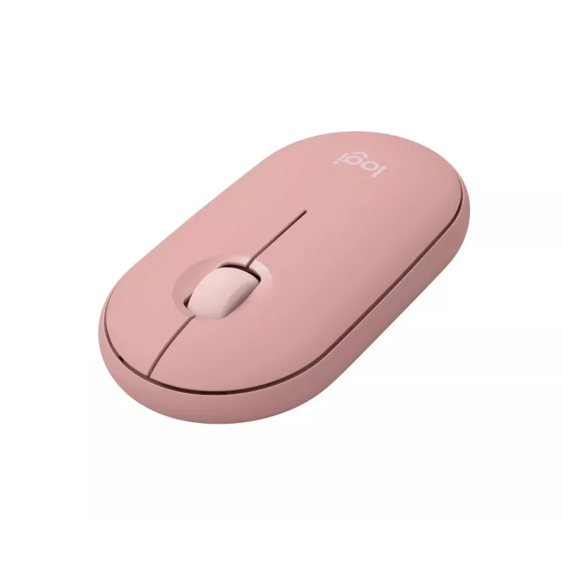 LOGITECH Pebble 2 M350s Ratón óptico inalámbrico rosa