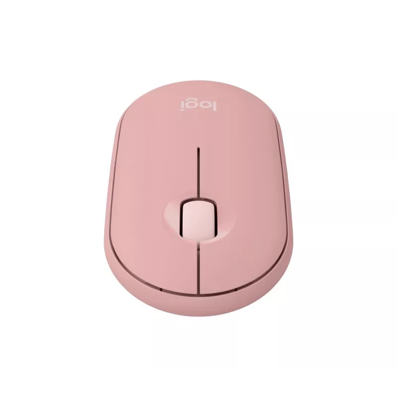 LOGITECH Pebble 2 M350s Ratón óptico inalámbrico rosa