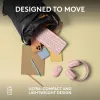 LOGITECH Pebble 2 M350s Ratón óptico inalámbrico rosa