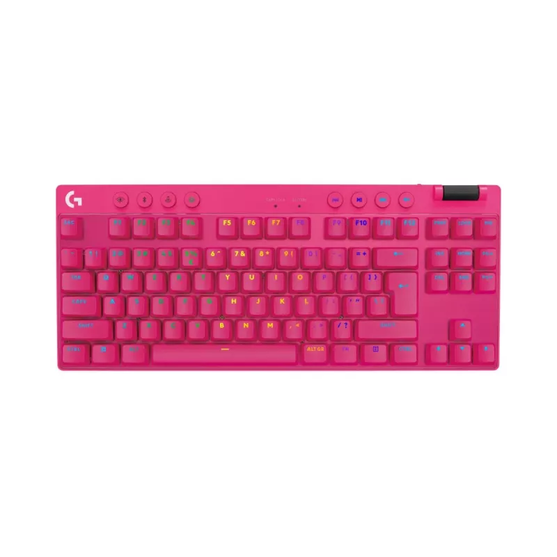 LOGITECH G Pro X TKL Lightspeed Teclado gaming - Bluetooth - rosa US International táctil