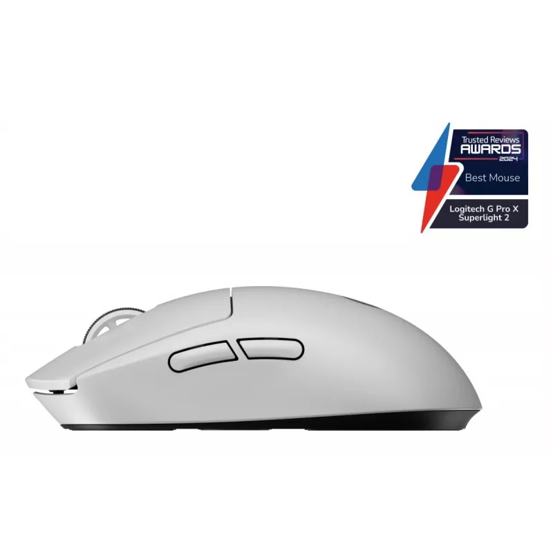 LOGITECH G Pro X Superlight 2 Lightspeed Ratón gaming blanco 2,4 GHz