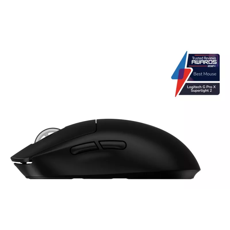LOGITECH G Pro X Superlight 2 Lightspeed Ratón gaming negro 2,4 GHz
