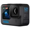Cámara de acción GoPro HERO12 Black — 5K Ultra HD, 240 fps, 27 MP CMOS, 177° de campo de visión, LCD, MicroSD, Wi-Fi