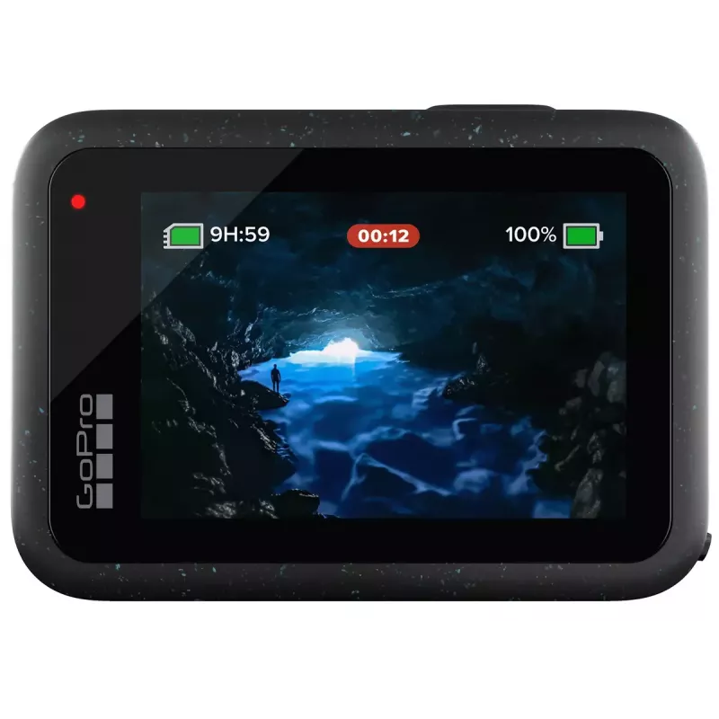 Cámara de acción GoPro HERO12 Black — 5K Ultra HD, 240 fps, 27 MP CMOS, 177° de campo de visión, LCD, MicroSD, Wi-Fi