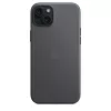 Funda APPLE FineWoven con MagSafe para iPhone 15 Plus Negro