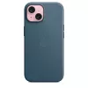 Funda APPLE FineWoven con MagSafe iPhone 15 Pacific Blue