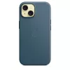 Funda APPLE FineWoven con MagSafe iPhone 15 Pacific Blue