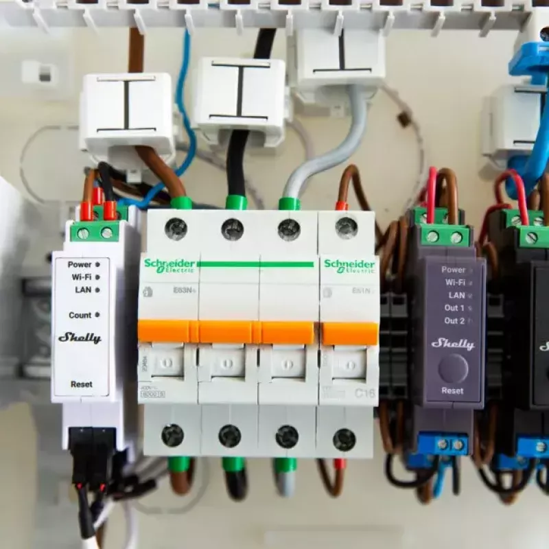 Medidor de consumo eléctrico Shelly Pro 3EM AC 120 A 50-60 Hz