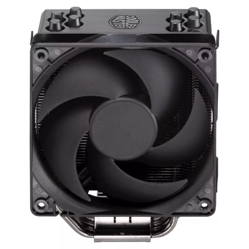 Cooler Master Hyper 212 Black RR-S4KK-25SN-R1 disipador de aire para CPU, ventilador de 120 mm, 4 tubos de calor, AM4/AM5/LGA1700, negro