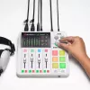 Interfaz de audio Rode RodeCaster Duo blanco – Consola de podcasting USB de 2 canales con mezclador y previos