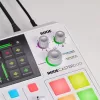 Interfaz de audio Rode RodeCaster Duo blanco – Consola de podcasting USB de 2 canales con mezclador y previos