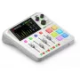 Interfaz de audio Rode RodeCaster Duo blanco – Consola de podcasting USB de 2 canales con mezclador y previos