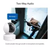 TP-Link Tapo C212 cámara de seguridad Wi-Fi orientable, 3 MP (2304x1296), 107,5° en diagonal, Wi-Fi y Ethernet, microSD de hasta 256 GB, para interior, blanca
