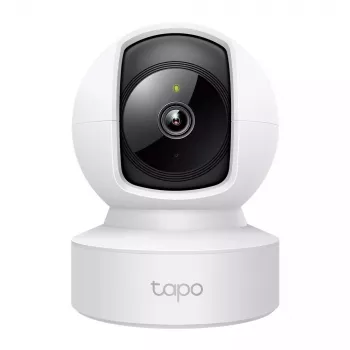 TP-Link Tapo C212 cámara de seguridad Wi-Fi orientable, 3 MP (2304x1296), 107,5° en diagonal, Wi-Fi y Ethernet, microSD de hasta 256 GB, para interior, blanca