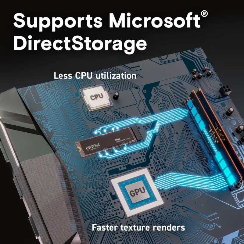 SSD MICRON / CRUCIAL – Crucial T500 – 2 TB – PCIe Gen 4 x4 – M.2 2280