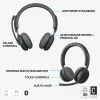 LOGITECH Auriculares - Zone - Wireless - Graphite