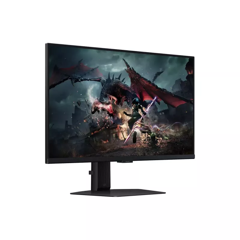 Monitor Samsung G50D 27 inch Quad HD (2560 x 1440) IPS LED, 1 ms, VESA, altura ajustable, negro
