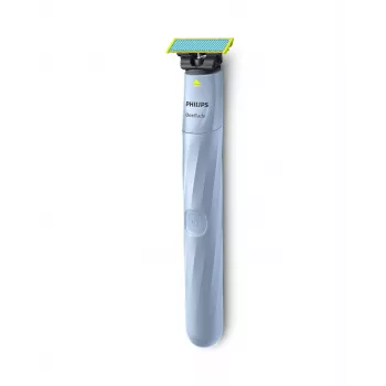 Afeitadora Philips Norelco OneBlade QP1324/20 — afeitadora inalámbrica azul, 30 min de autonomía, carga por USB, lavable, contorno adaptable