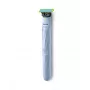 Afeitadora Philips Norelco OneBlade QP1324/20 — afeitadora inalámbrica azul, 30 min de autonomía, carga por USB, lavable, contorno adaptable