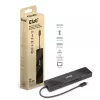 CLUB3D USB3.2 Gen2 Type-C, dock portátil 6 en 1 de doble pantalla con vídeo USB Type-C 4K60Hz