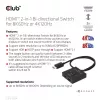 CLUB3D Switch bidireccional HDMI 2 en 1 8K60Hz 4K120Hz CSV-1384