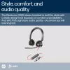 HP Poly Blackwire 3320 auriculares estéreo USB-C certificados para Microsoft Teams + adaptador USB-C/A