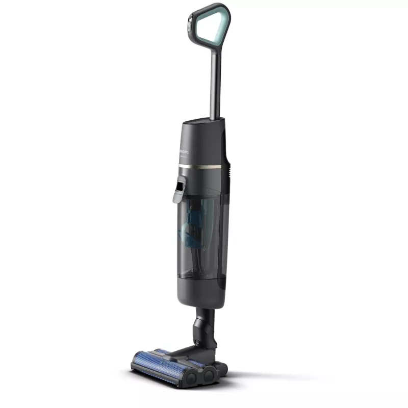 Philips XW7110 Aspirador de batería, batería, limpieza en seco y en húmedo, sin bolsa, champán, gris