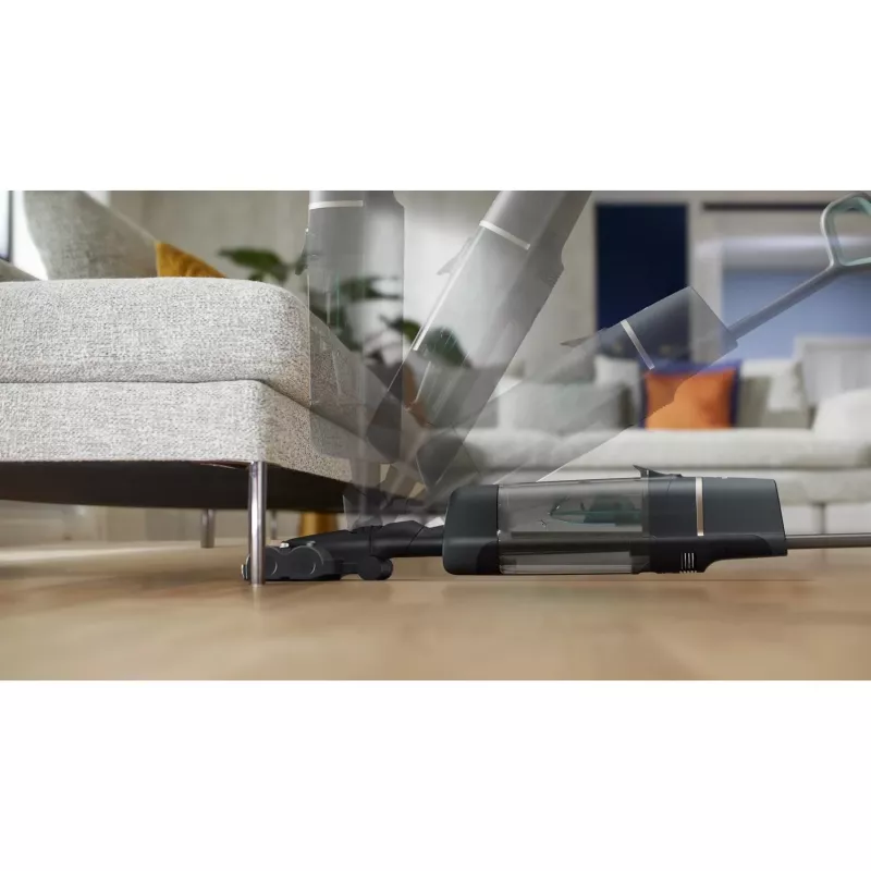 Philips XW7110 Aspirador de batería, batería, limpieza en seco y en húmedo, sin bolsa, champán, gris