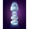 Quitapelusas Philips GCA2100/20, azul, cuchillas de acero inoxidable, funcionamiento con pilas, 90 min de autonomía