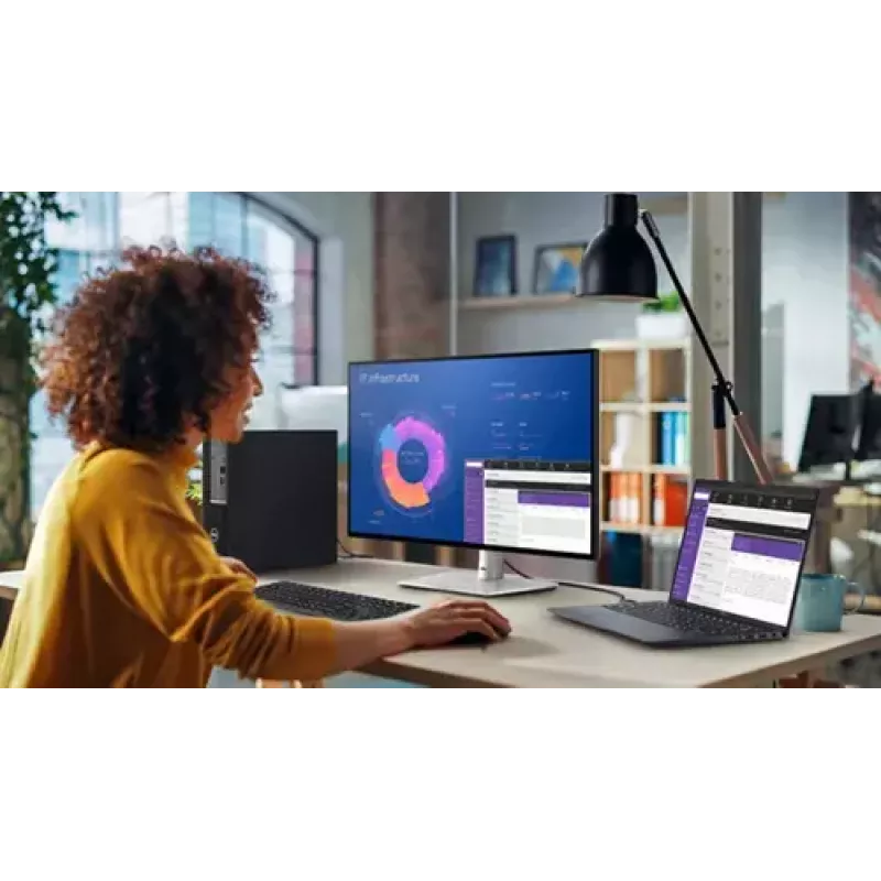 DELL UltraSharp U2724DE Monitor de ordenador 68,6 cm (27 inch) 2560 x 1440 píxeles Quad HD LCD negro, plata