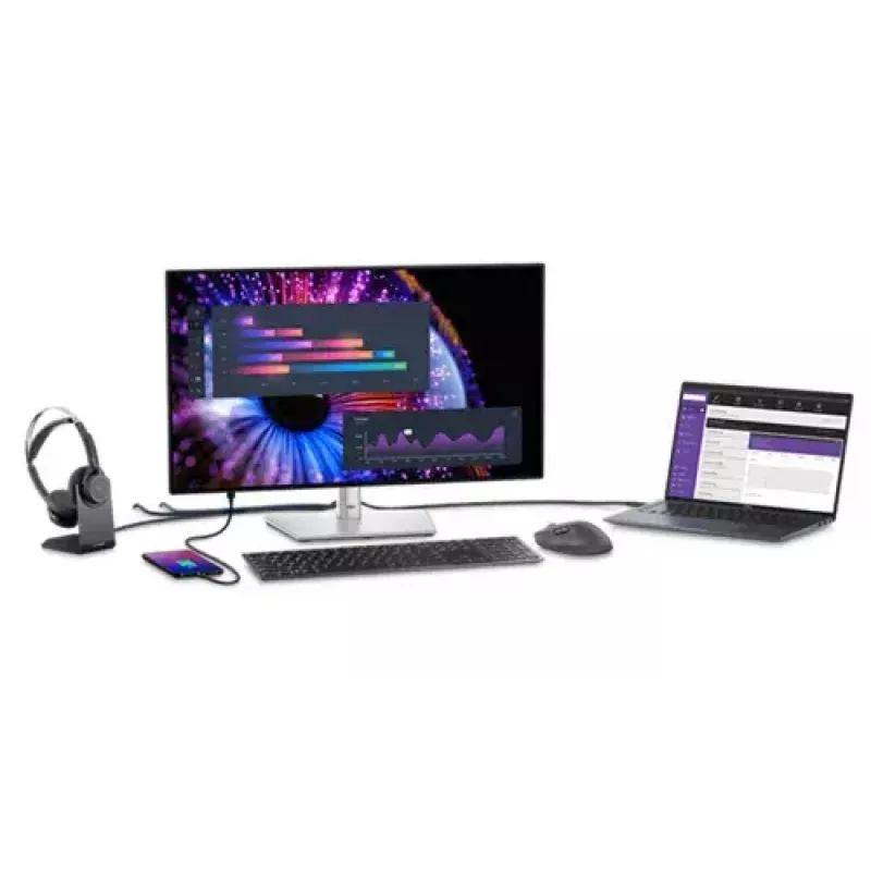 DELL UltraSharp U2724DE Monitor de ordenador 68,6 cm (27 inch) 2560 x 1440 píxeles Quad HD LCD negro, plata