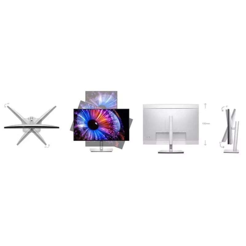 DELL UltraSharp U2724DE Monitor de ordenador 68,6 cm (27 inch) 2560 x 1440 píxeles Quad HD LCD negro, plata