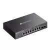 TP-Link Omada Switch inteligente de 8 puertos 2.5GBASE-T y 2 puertos 10GE SFP+ con 8 puertos PoE+