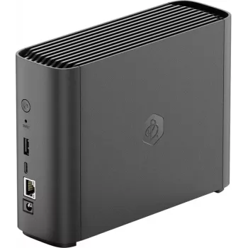 Dispositivo NAS SYNOLOGY BeeStation BST150-4T — Realtek RTD1619B 1,7 GHz, 1 GB DDR4, 1 disco duro de 4TB preinstalado, Ethernet, negro