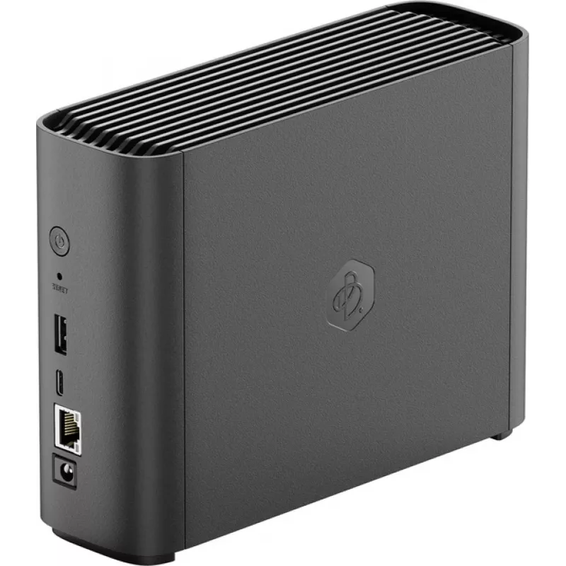 Dispositivo NAS SYNOLOGY BeeStation BST150-4T — Realtek RTD1619B 1,7 GHz, 1 GB DDR4, 1 disco duro de 4TB preinstalado, Ethernet, negro