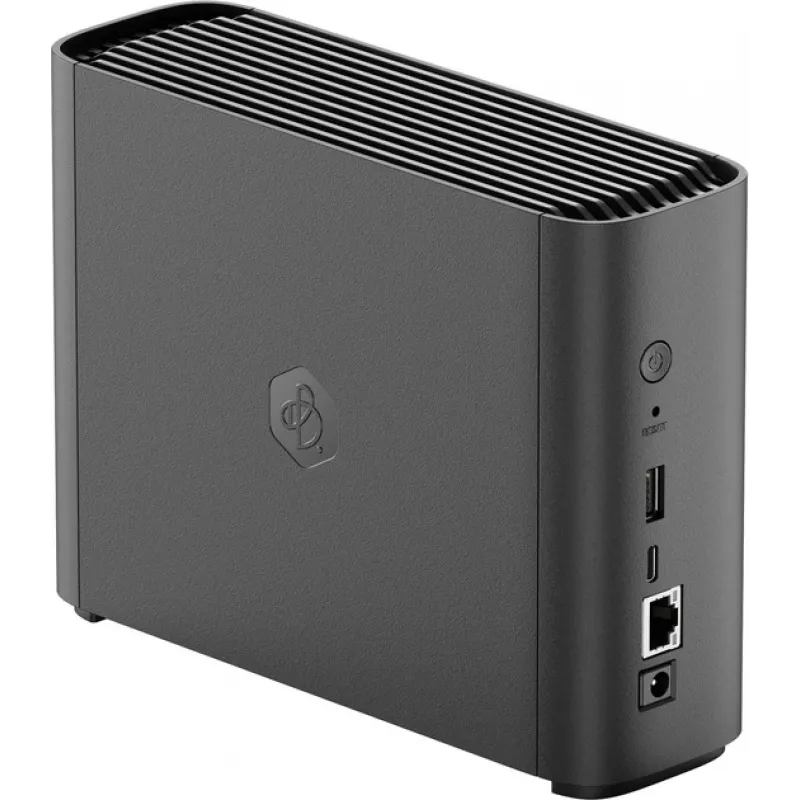 Dispositivo NAS SYNOLOGY BeeStation BST150-4T — Realtek RTD1619B 1,7 GHz, 1 GB DDR4, 1 disco duro de 4TB preinstalado, Ethernet, negro